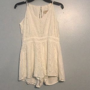 Lucy Love Boutique Lace Romper